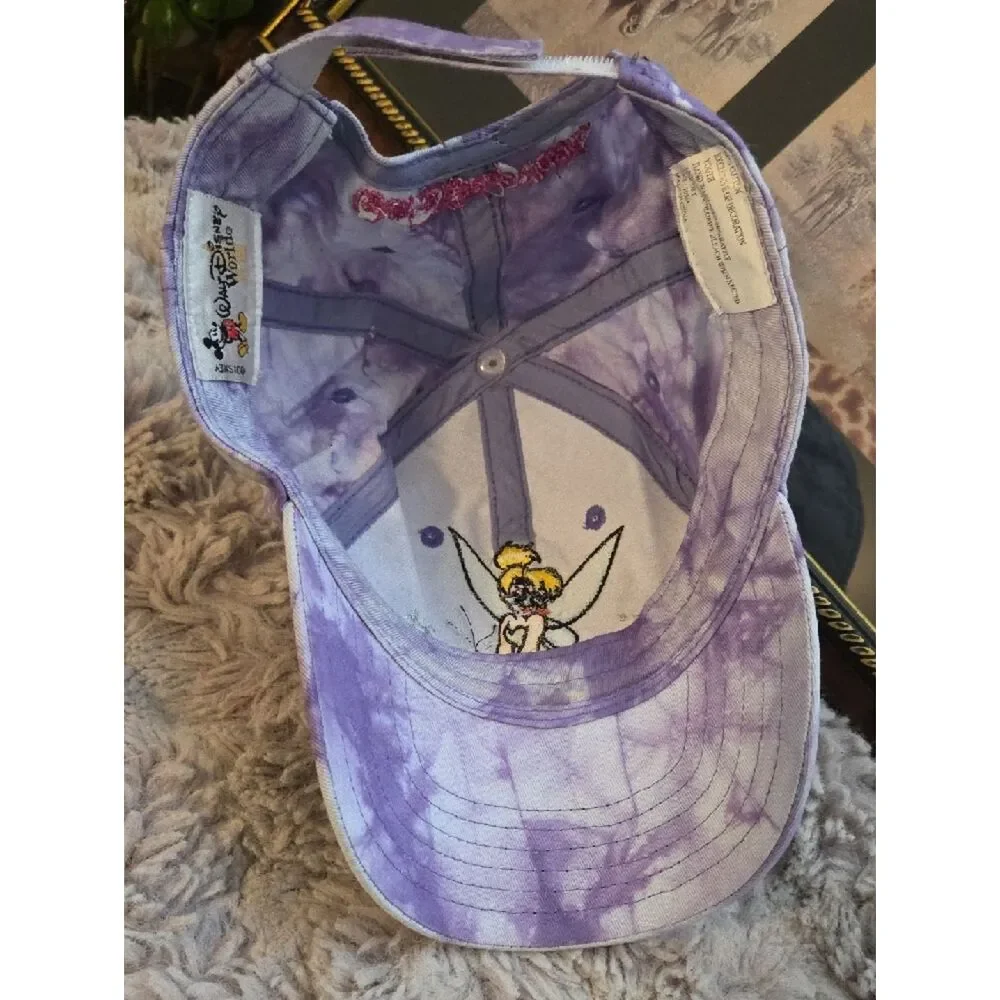 Disney Tinker Bell Purple Tie-Dye Kids Baseball Cap